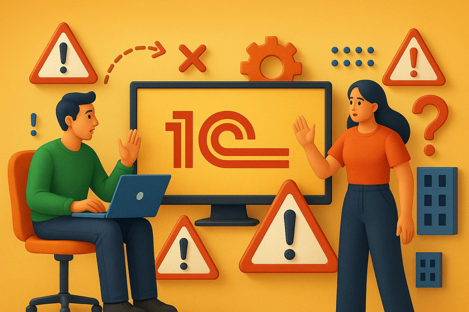 7 типовых ошибок при внедрении 1С и как их избежать 7 типовых ошибок при внедрении 1С и как их избежать